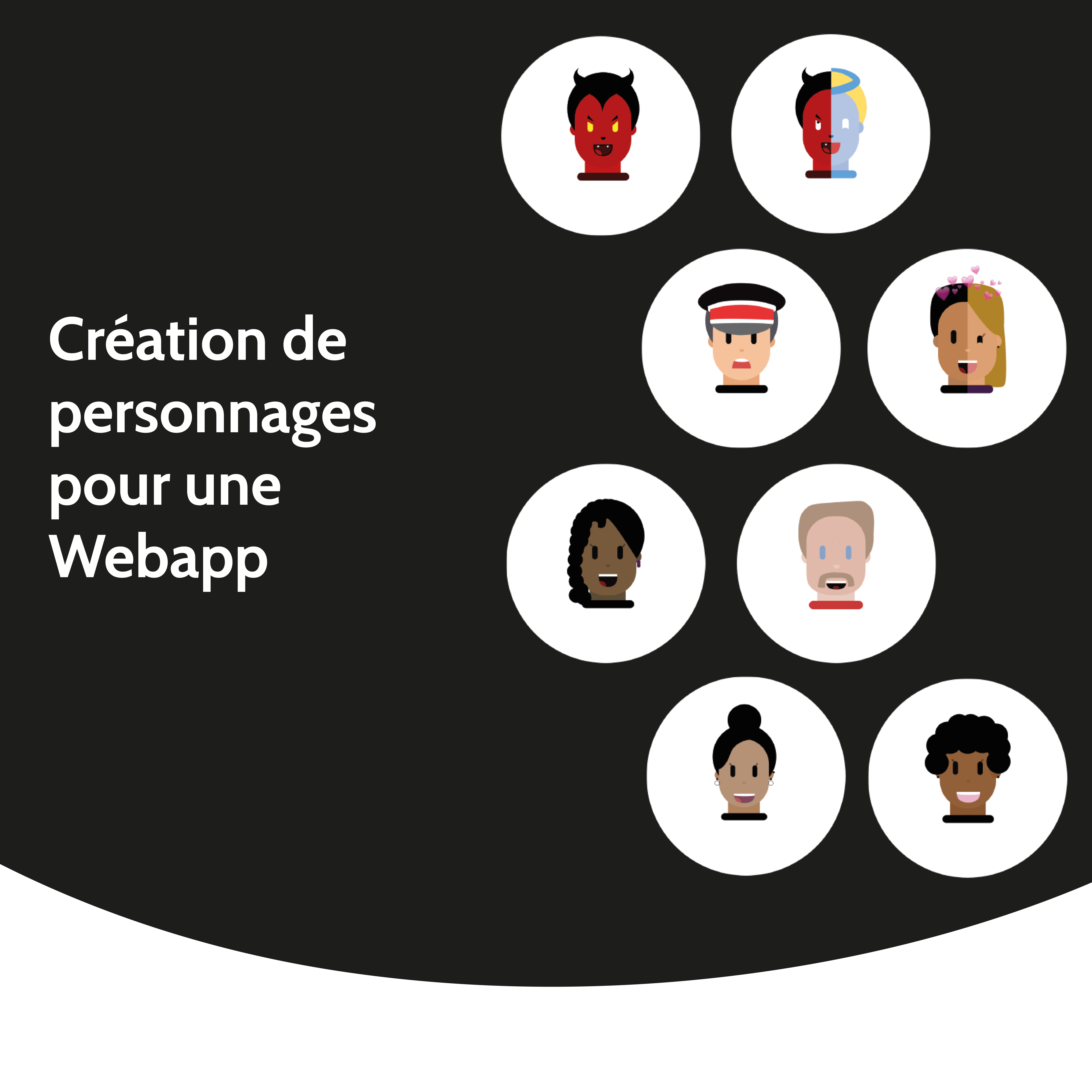 personnages web app